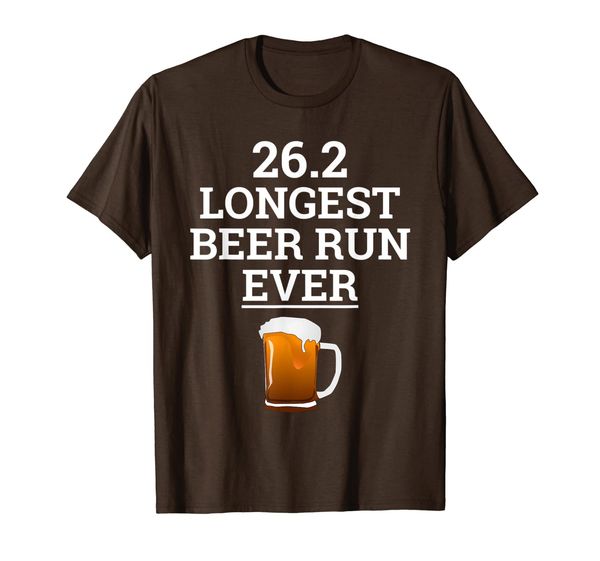 

26.2 Longest Beer Run Ever Marathon Runners Runner T-Shirt, Mainly pictures
