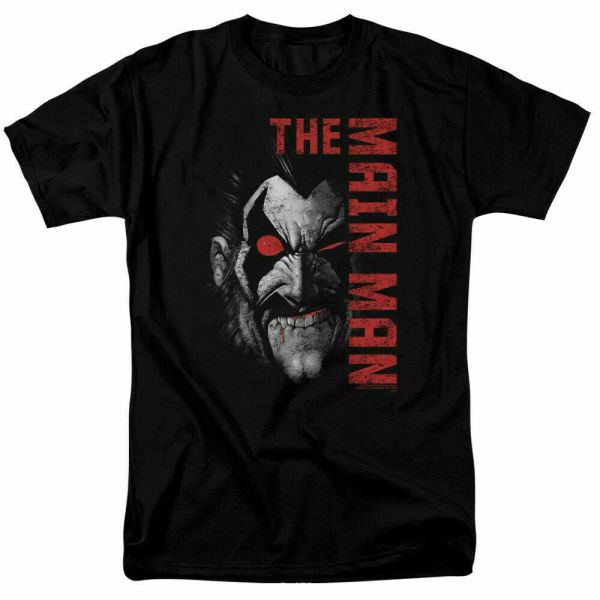 

lobo the main man t shirt licensed comic book tee black, White;black
