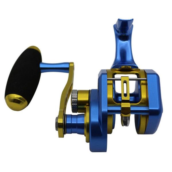 

full metal sea fishing wheel slow shake iron plate 30kg high-power brake boat troll speed ratio: 6.2:1 baitcasting reels