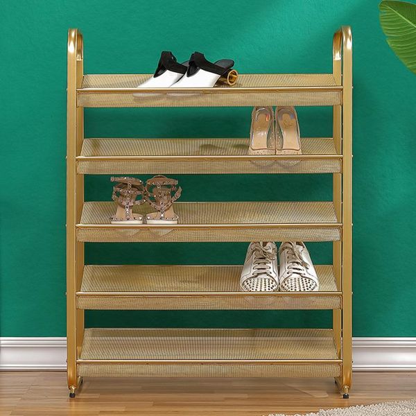 

clothing & wardrobe storage household door shoe rack net red metal narrow cabinet nordic multi-layer mobile shelf simple iron artifact
