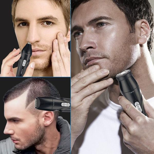 

in 1 men's electric nose hair trimmer razor cordless set usb charging clipper shaver cutter machine sets beauty tslm1 & ear trimmers