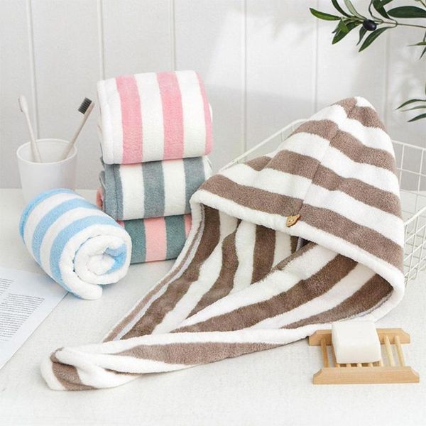 

shower caps microfibre after hair drying wrap womens girls hat quick cap bathing accessories lady's dry turban towel h x1c7