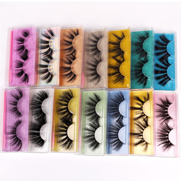 

3d mink 25mm eyelashes individual eyelash vt styles extensions 3d mink lashes private logo custom eye lash packaging box false mink with bru