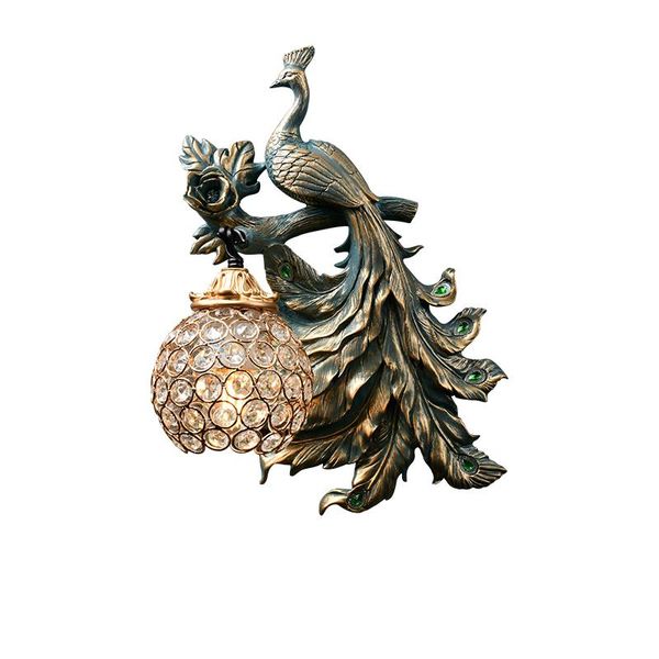 

wall lamps modern vintage peacock for living room led sconce dining deco corridor lamp mirror lighting