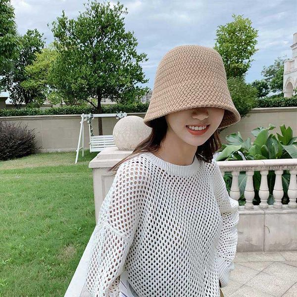 

beanie/skull caps fashion summer hip hop hat panama bucket hats for women beach felt wool girls autumn fur black cap beanies chapeau femme, Blue;gray