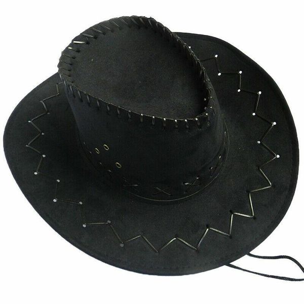 

cloches fashion womens mens hat wild west fancy cowgirl cowboy hats western headwear cap black brown gray orange red khaki, Blue;gray