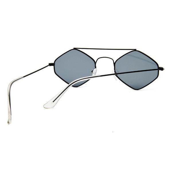 

luxury designer sunglasses designer women sun glasses diamond rhombus metal frame retro men fashion eyewear, White;black