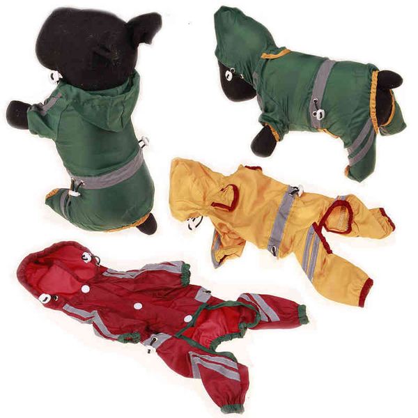 

pet raincoat dog pvc single layer reflective belt decorative safety