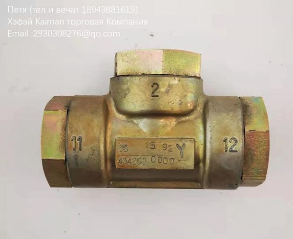 

parts two way valve for yutong king long higer bus a0014292444/wabco4342080000 m22 * 1.5