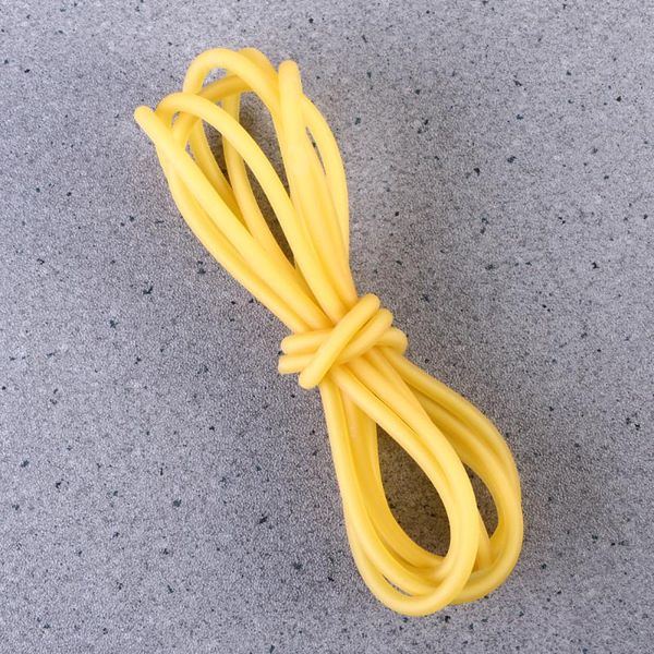 1 PC 5M Elastic Slings Borracha de Borracha Tubulação de Latex Mangueira para Catapulta (Amarelo) Bandas de Resistência