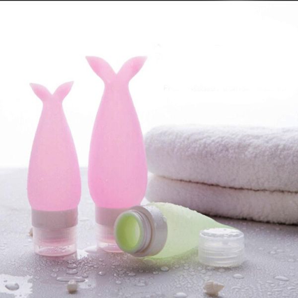 

empty silicone travel packing press bottle cute shape for lotion shampoo bath container makeup refillable bottles useful storage & jars