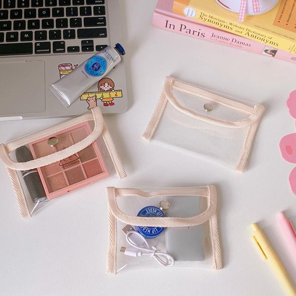 

card holders fashion transparent waterproof pvc women case business holder men bag id mini wallet girls coin purse, Brown;gray