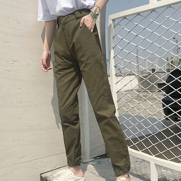 

winter women high waist sweatpants lady boys hiphop loose casual pencil slacks female fashion slim cargo long trousers women's pants &, Black;white