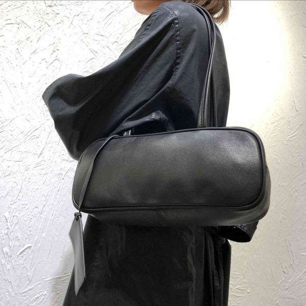 

leather handmade leather shoulder bag underarm bag handbag simple female style black friday emxo