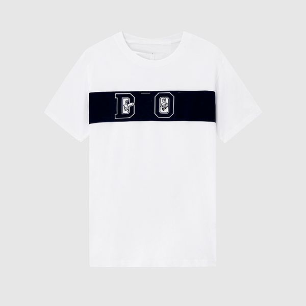 

2021men's t-shirts summer cotton men's t-shirt printed letter correction crew neck short sleeve for lovers casual fashion bottomed, White;black