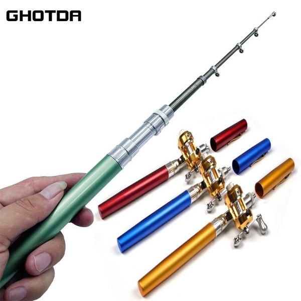 

boat fishing rods rod pole pocket pen mini set ideal gift for child