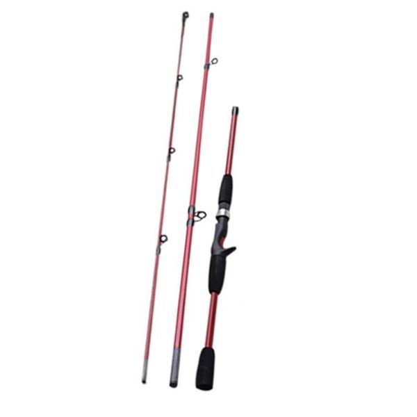 

2.1m portable fishing rod glass fiber hand pole for spinning boat rods