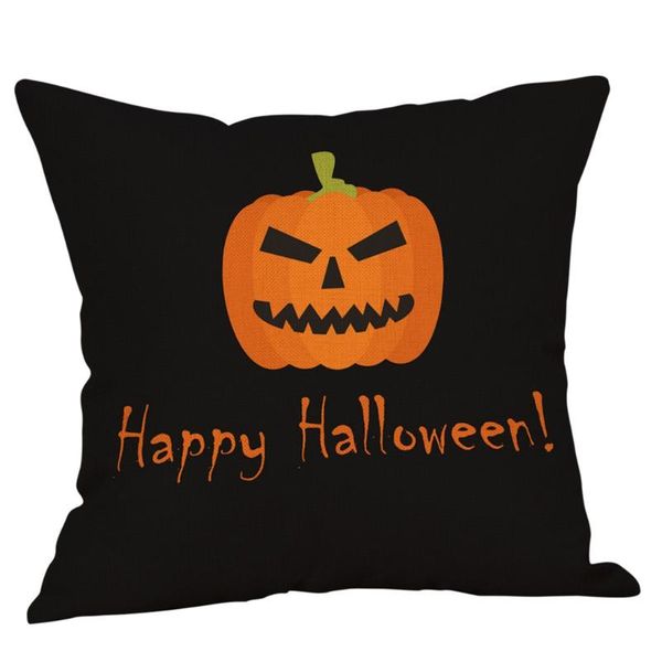 

cushion/decorative pillow pumpkin halloween throw covers set, cotton linen decorative square cushion