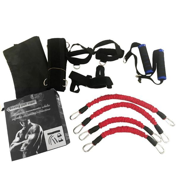 

resistance bands 150lbs boxing fitness training belt leg strength exercise ys-buy