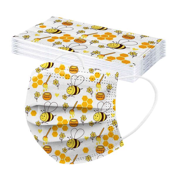 

10pcs mouth mask mascarillas disposable mask anti-dust filter anti-dust 3 layer ply anonymous mask halloween cosplay