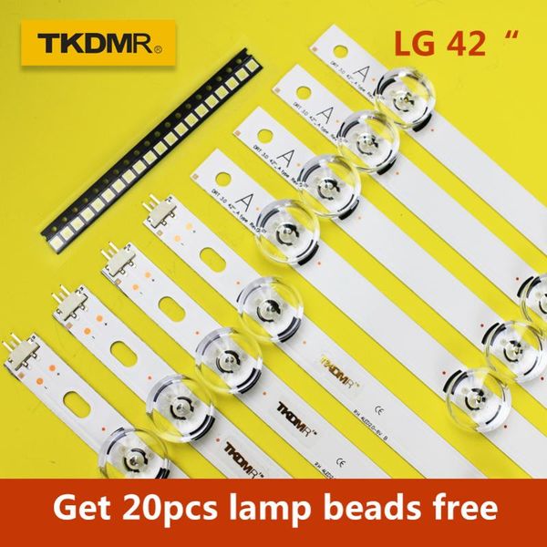 

backlight strip 8 lamp for lg tv 390hvj01 lnnotek drt 3.0 39" 39lb5610 39lb561v 39lb5800 39lb561f drt3.0 39lb5700 39lb650v led modules