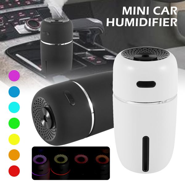

car air humidifier 200ml usb with led light car air humidifier aroma essential oil diffuser mist maker for auto home office