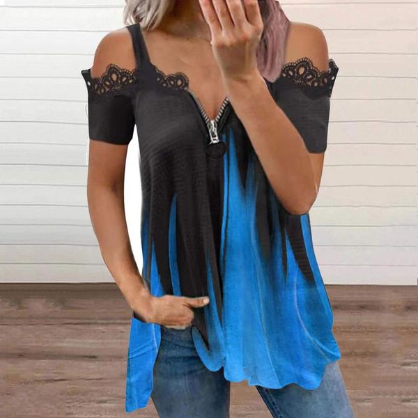 

women's blouses & shirts off shoulder blouse women v-neck clothing summer 2021 streetwear elegant casual femme, White