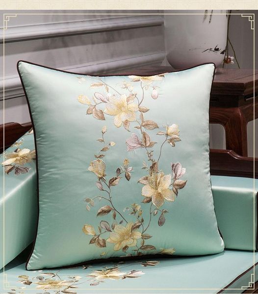 

cushion/decorative pillow minimalist chinese embroidery flower cushion cove 005
