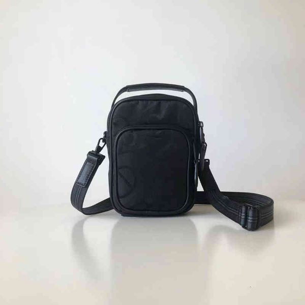 

handbag 2021 b men's nylon mesh single shoulder messenger small and convenient business leisure fashion, Black;red