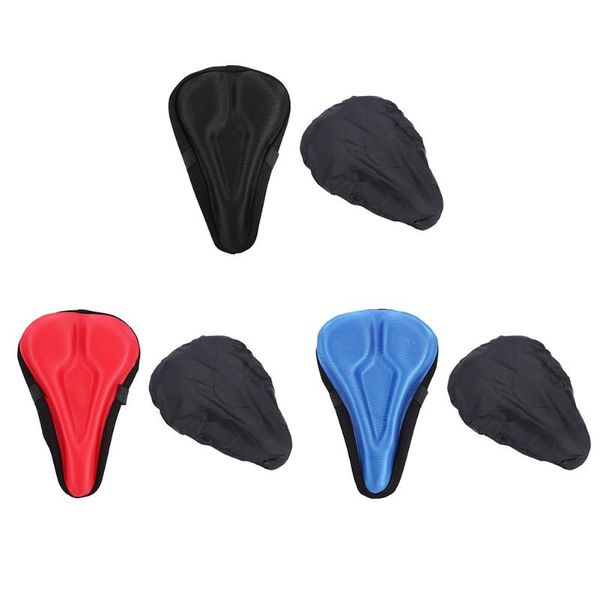 

bike saddles mtb mountain-bike bicycle saddle cover lycra silicone sponge cushion thickened comfort ultra soft case