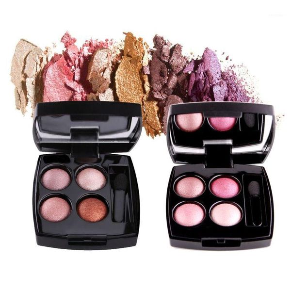 

colors pearlescent eyeshadow women fashion make-up charm eye shadow palette makeup long lasting glitter cosmetic1