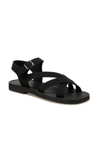 

sandals women's black cross strappy