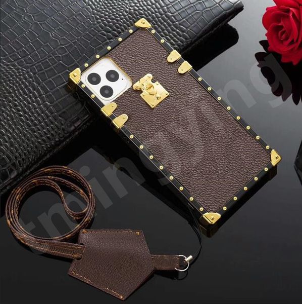 

fashion phone cases for iphone 14 pro max 13 12 mini 11 xs xr x 7/8 14plus pu leather cellphone shell print back cover case with lanyard