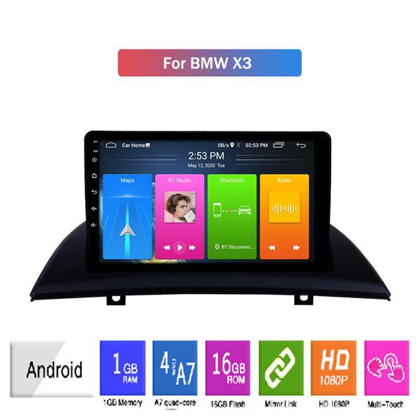 

9" car dvd player gps navigation indash stereo radio for bmw x3 auto head unit