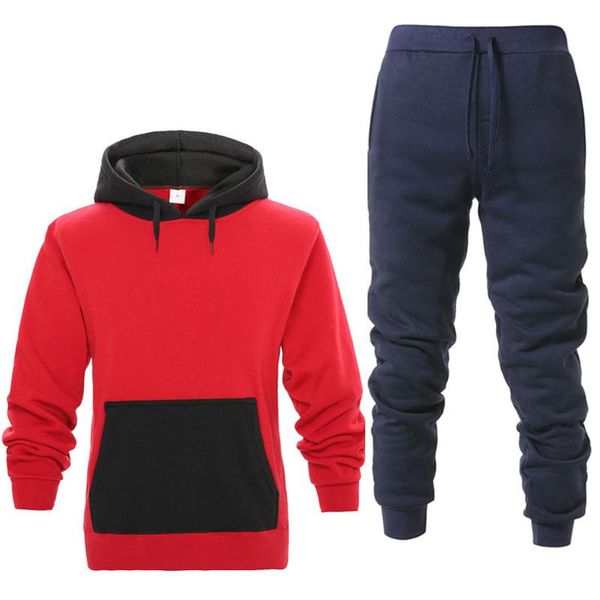 

men's tracksuits tracksuit men autumn sportwear fashion mens hip hop set 2pc zipper hooded sweatshirt jacket+pant suit 2021, Gray