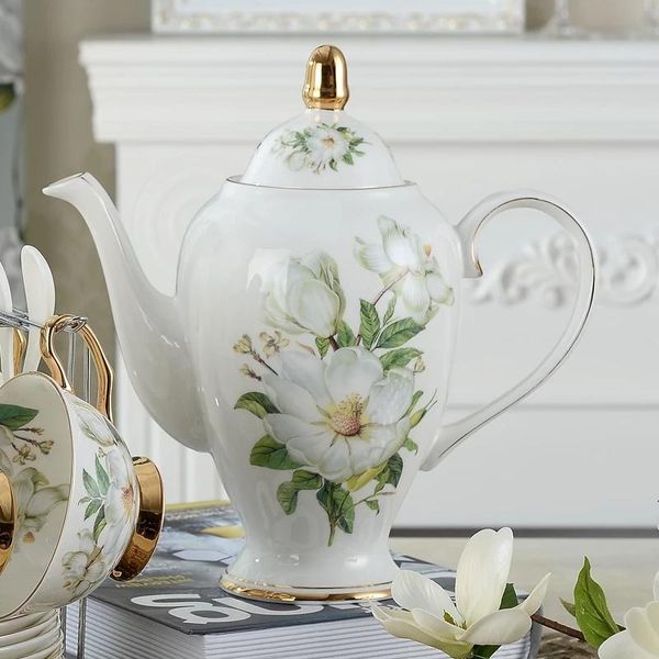 

mugs bone china coffee kettle, european style teapot, british tea set, accessories
