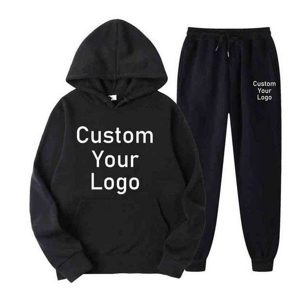 VIP Großhandel Dropshopping Machen Sie Ihren Designtext Benutzerdefinierte Hoodies Jogginghose Gedrucktes Originaldesign Hochwertige Geschenke G1229