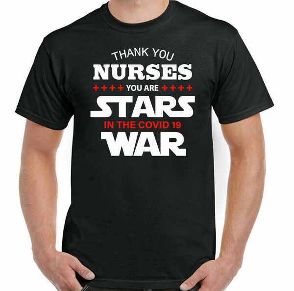 

thank you nurse t-shirt, quarantine, lockdown, nhs, medic, mens,, White;black