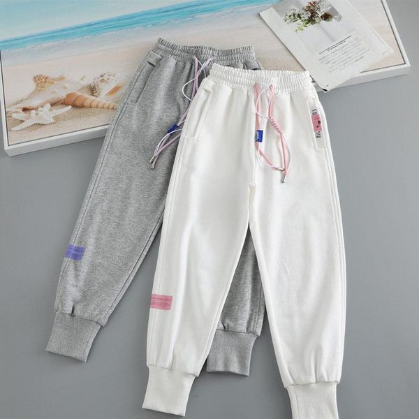 

trousers fashion children clothing girls sport pants spring autumn cotton loose teens sweatpants 5-15yrs, Blue