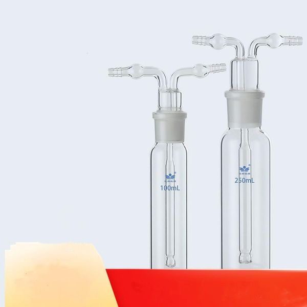 

lab supplies glass monteggia bottle washing thickened porous gas 50 / 100 250 500ml