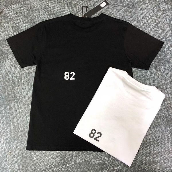 

men t shirt boy geometric print man casual short sleeve oversize fashion summer ins streetwear clothes loose simple tee popular, White;black