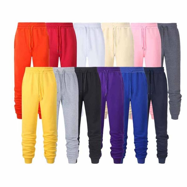 

men's pants 2021 men joggers brand trousers casual sweatpants jogger 12 colors fitness workout sy001, Black