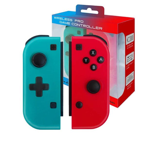 Bluetooth Wireless Controller Gampads für Switch Joy Links Rechts Konsole Joystick Rot und Blau Bluetooth-Funktion