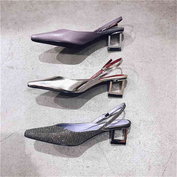 

2021 bao's the big d with big brain hole is your brand pure yd fashionable leather high heel sandals yw w0ol, Black