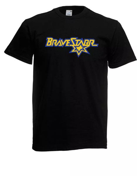 

mens t-shirt marshall brave starr logo size up to 5xl, White;black
