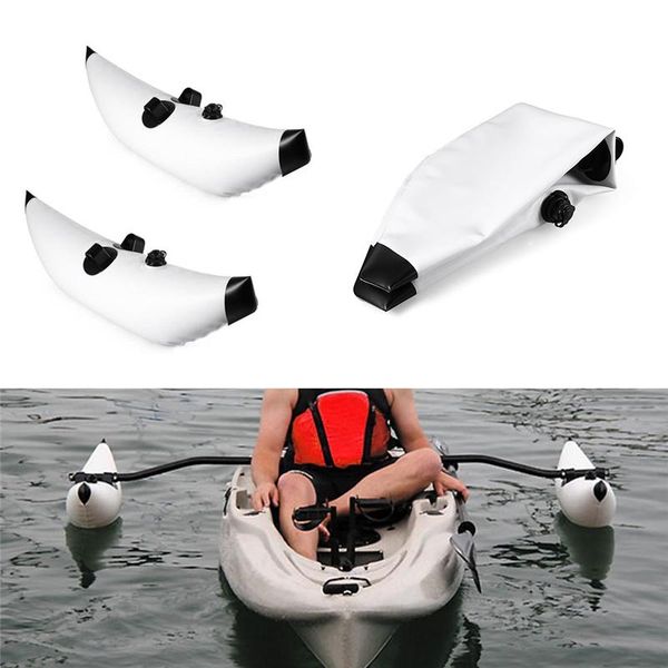 

2pcs inflatable outrigger canoe kayak water buoy float pole stabilizing system replacement pvc gear sidekick arm kit accessories rafts/infla