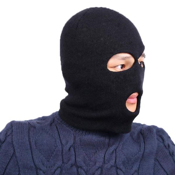 

beanies winter hats knitted balaclava anti-terrorism robber hat bandit outdoor mask warm hip hop skullie riding bike men's