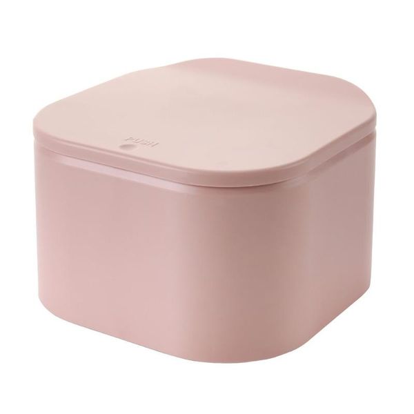 

waste bins mini deskbucket garbage durable removable trash can lazy living room bedroom office coffee table storage tube