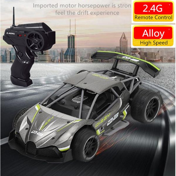 

high speed 4wd 2.4ghz remote control rc racing car shock absorber alloy shell anti-crash long time driving vehical boy gift toys