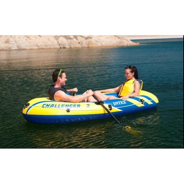 

thick pvc two-person inflatable boat rubber rowing fishing rafts/inflatable boats